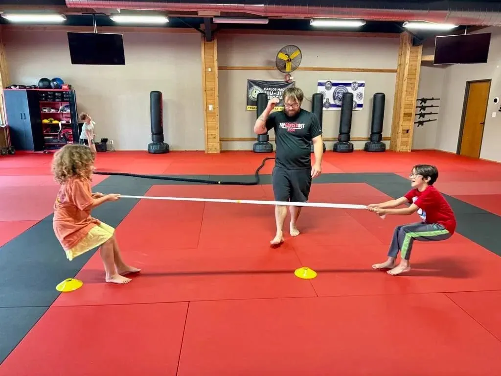 Multi-generational family training at Davis Martial Arts & Fitness in Pilot Point