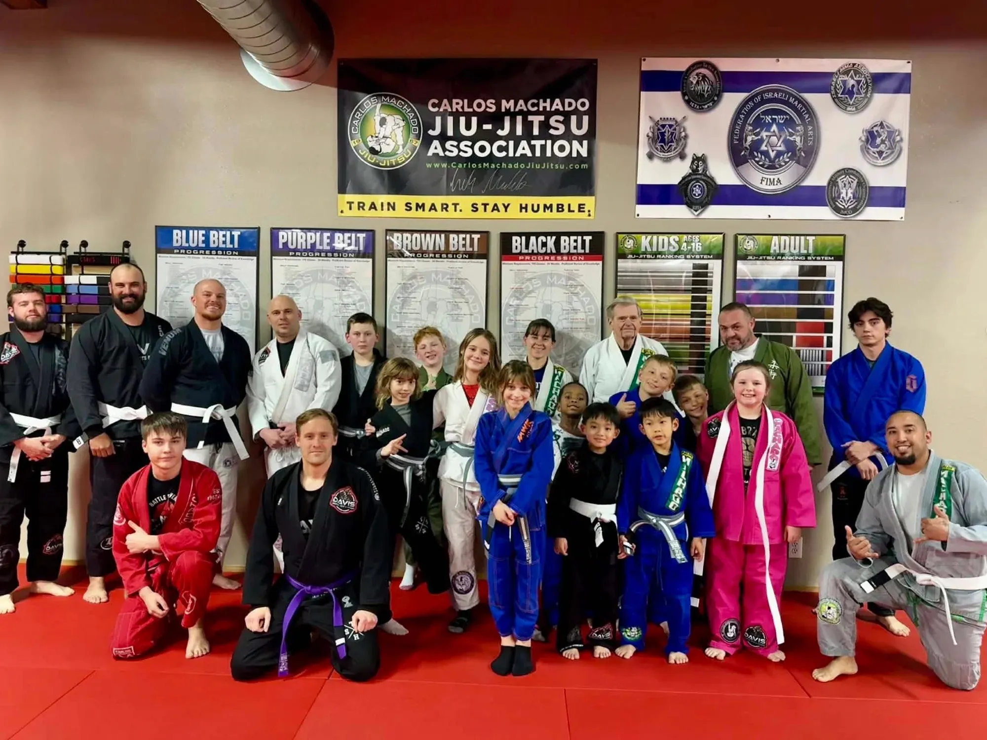 Adults and kids from across Pilot Point and Denton County together on the mat at Davis Martial Arts & Fitness